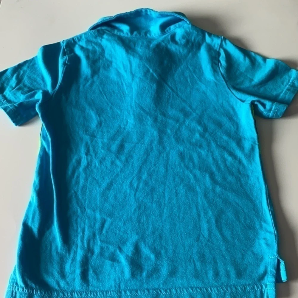 Let’s Ride blue boys polo size 4T